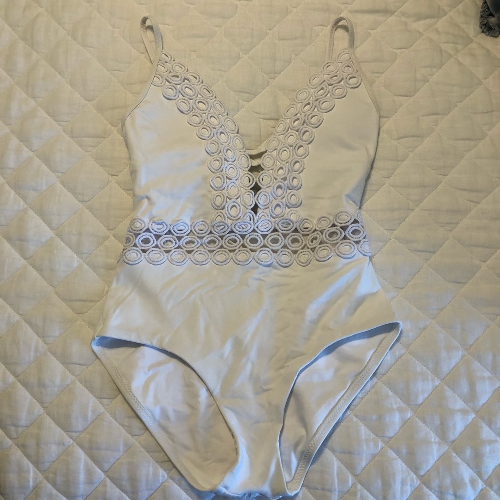 Becca by Rebecca Virtue White One Piece